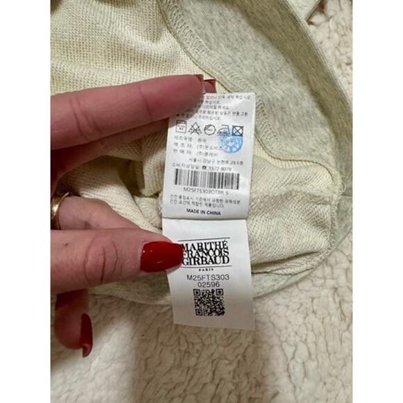 Marithé François Girbaud Sweatshirt Women’s Small Gray NWT Korean Fashion Y2K - Picture 12 of 16